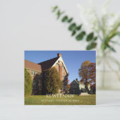 Carte Postale Calumet & Hecla Mining Co. Bibliothèque, Keweenaw  (Debout devant)