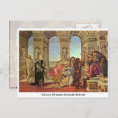Carte Postale Calumny Des Apelles Par Sandro Botticelli (Devant / Derrière)