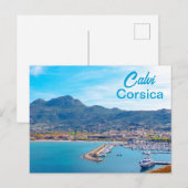 Carte Postale Calvi Panorama Corse France (Devant / Derrière)