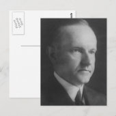 Carte Postale Calvin Coolidge (Devant / Derrière)