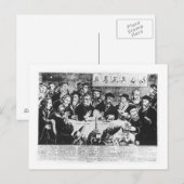 Carte Postale Calvin et Luther (gravure) (Devant / Derrière)