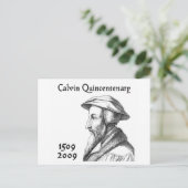 Carte Postale Calvin Quincentenaire (Debout devant)