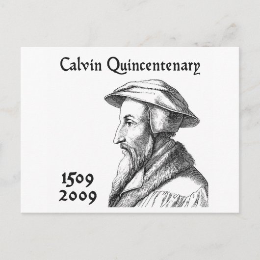 Carte Postale Calvin Quincentenaire (Devant)