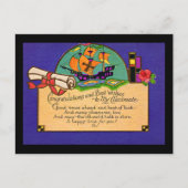 Carte Postale Camarade de promotion vintage (Devant)