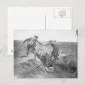 Carte Postale Camarades à la bataille de Ginchy, La Somme, 1916 (Devant / Derrière)