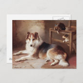 Carte Postale Camarades - Chien Kitten - Chien (Devant / Derrière)