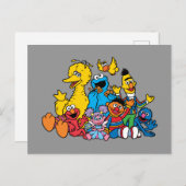 Carte Postale Camarades de la douce rue Sésame (Devant / Derrière)