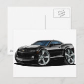 Carte Postale Camaro noir-blanc 2010-12 (Devant / Derrière)