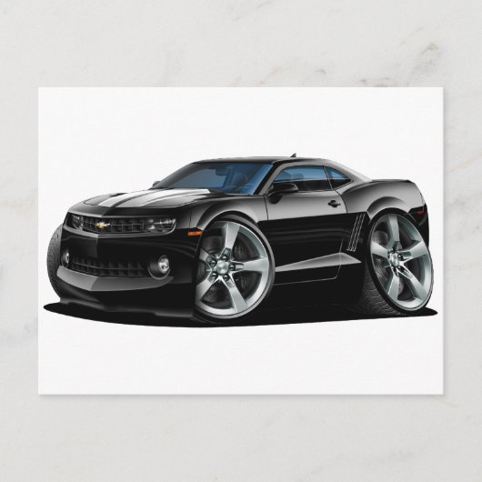 Carte Postale Camaro noir-blanc 2010-12 (Devant)