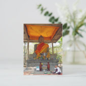 Carte postale Cambodge, Angkor Thom Bouddha (Debout devant)