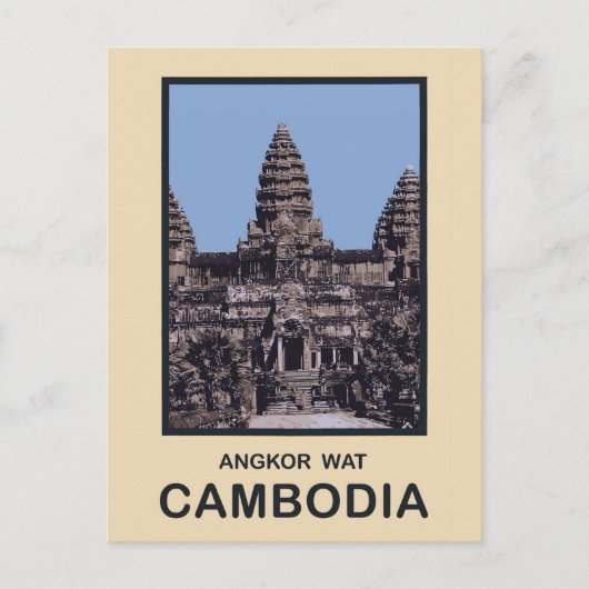 Carte Postale Cambodge Angkor Vat (Devant)