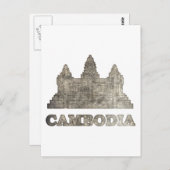 Carte Postale Cambodge vintage (Devant / Derrière)