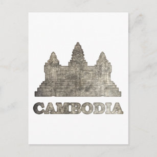 Carte Postale Cambodge vintage