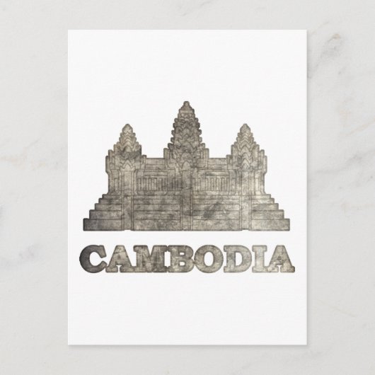 Carte Postale Cambodge vintage (Devant)