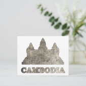 Carte Postale Cambodge vintage (Debout devant)