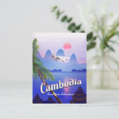 Carte Postale Cambodge : Voyager dans l'aventure (Debout devant)