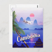 Carte Postale Cambodge : Voyager dans l'aventure (Devant / Derrière)