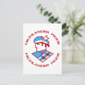 Carte Postale Cambria Heights Highlander Pride Design (Debout devant)