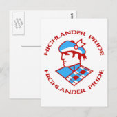 Carte Postale Cambria Heights Highlander Pride Design (Devant / Derrière)