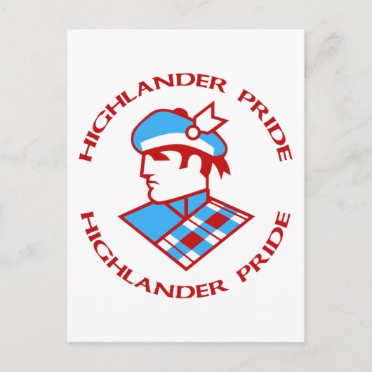 Carte Postale Cambria Heights Highlander Pride Design (Devant)