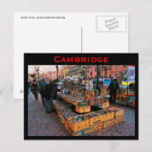 Carte postale Cambridge (Devant / Derrière)