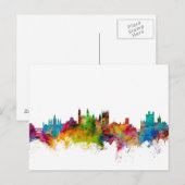 Carte Postale Cambridge England Skyline (Devant / Derrière)