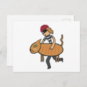 Carte Postale Cambriolage de chat (Devant / Derrière)