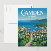 Carte Postale Camden États-Unis (Devant / Derrière)