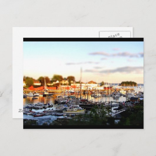 Carte Postale Camden Harbour-tiltshift (Devant / Derrière)