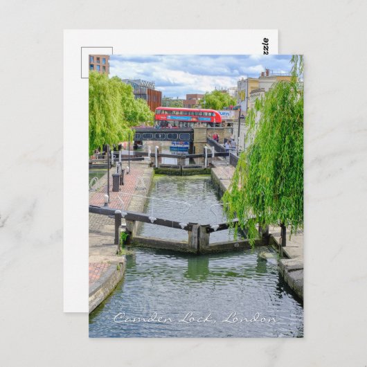 Carte postale Camden Lock, Londres, Royaume-Uni (Devant / Derrière)