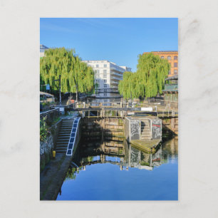 Carte postale Camden Lock, Londres, Royaume-Uni
