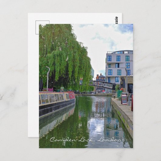 Carte postale Camden Lock, Londres, Royaume-Uni (Devant / Derrière)
