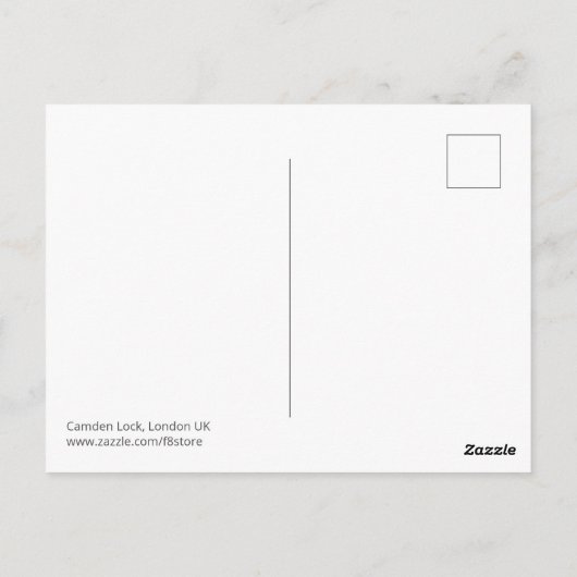 Carte Postale Camden Lock, Londres, Royaume-Uni (Dos)