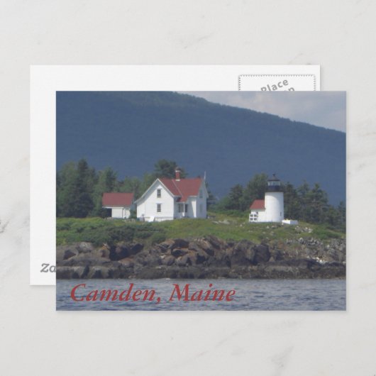 Carte Postale Camden, Maine (Devant / Derrière)