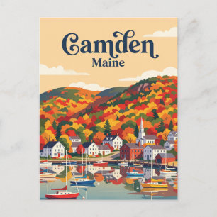 Carte Postale Camden, Maine, États-Unis