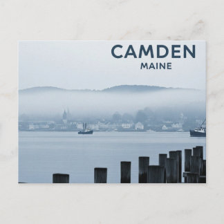 Carte Postale Camden Maine Travel