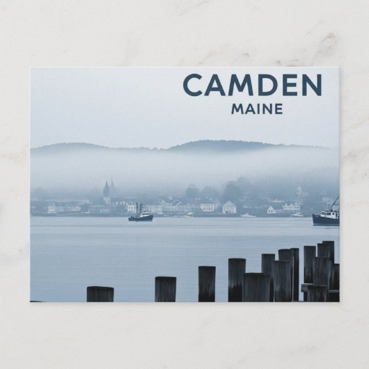 Carte Postale Camden Maine Travel (Devant)