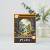 Carte Postale Camden, Maine | VINTAGE (Debout devant)