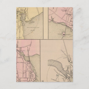 Carte Postale Camden, Wiscasset, Damariscotta, Newcastle