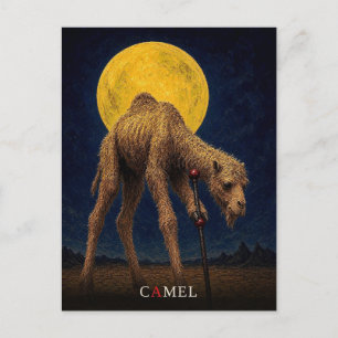Carte Postale Camel Cane gothique Surréaliste