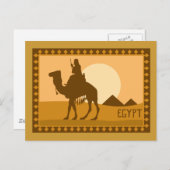 Carte Postale Camel Égypte (Devant / Derrière)