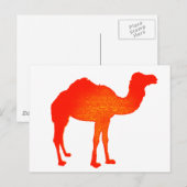 Carte Postale Camel en rouge (Devant / Derrière)