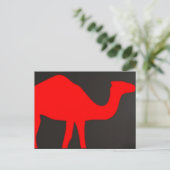 CARTE POSTALE CAMEL SILOUETTE (Debout devant)
