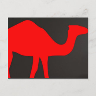 CARTE POSTALE CAMEL SILOUETTE