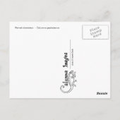 Carte Postale Caméléon de Perinet (Dos)