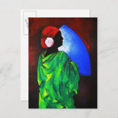 Carte Postale Camelia s'est levé 2008 (Devant / Derrière)