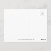 Carte Postale Camellias rouge avec vert (Dos)