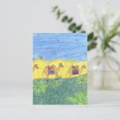 Carte Postale Camels colorés (Debout devant)