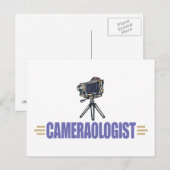 Carte Postale Caméra amusante (Devant / Derrière)