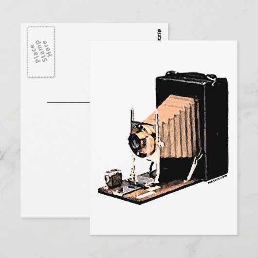 Carte Postale Caméra antique (Devant / Derrière)